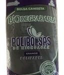 BOLSA NEGRA TIPO CAMISETA GRANDE