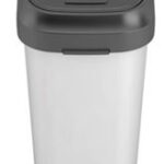 BOTE DE BASURA DUAL POLIPROPILENO CON TAPA OSCILANTE/ABATIBLE