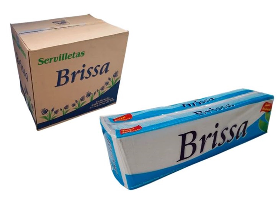 SERVILLETA TRADICIONAL BLANCA BRISSA