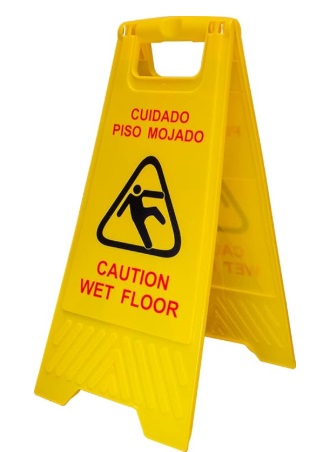 SEÑALAMIENTO PISO MOJADO OVAL