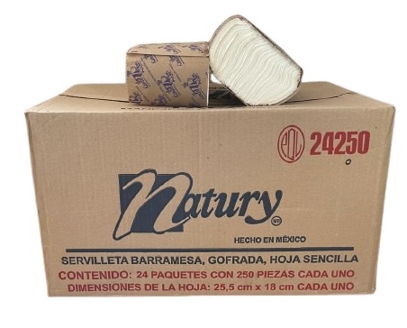 SERVILLETA INTERFOLEADA NATURY