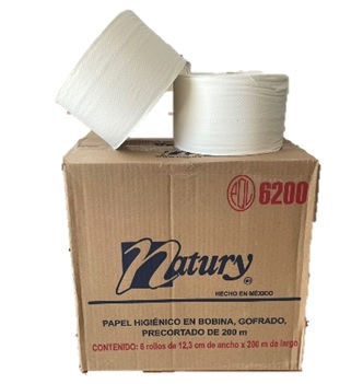 HIGIENICO PRECORTADO NATURY