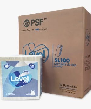 SERVILLETA DE LUJO 12/100 PZAS LEVEL